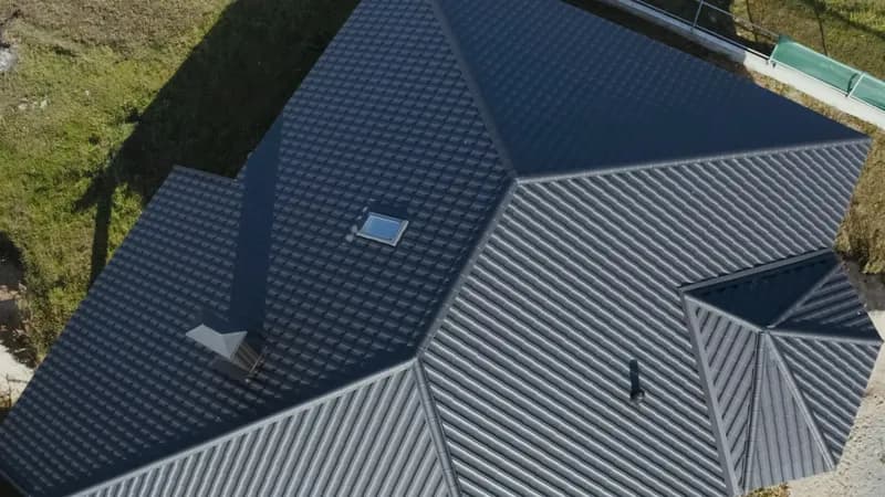 Rhino Roofing and Exteriors project — Metal Overhead Geometry — Pleasant Grove, UT